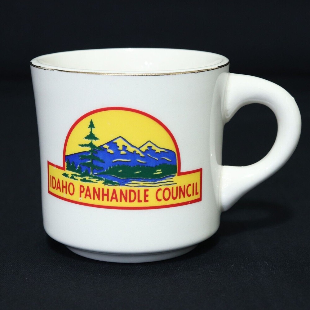 Boy Scouts VTG BSA Mug Cup Idaho Panhandle Council 1973 National Scout Jamboree